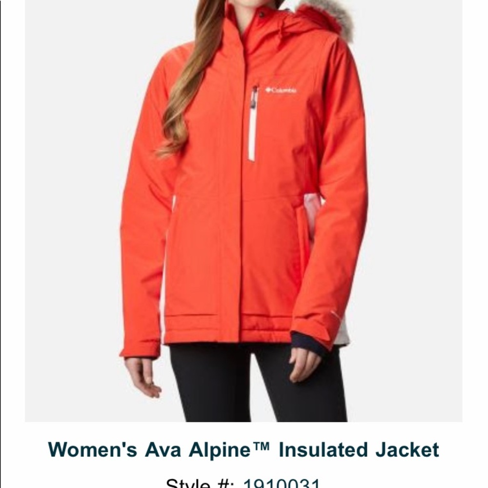Only worn once! Columbia Ava Alpine Insulated Jacket.